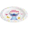 Assiette plate Stitch plastique blanc et multicolore Ø22cm < Gifi Hot