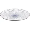 Assiette plate style japonais porcelaine bleu blanc Ø26cm (2 modèles) < Gifi New