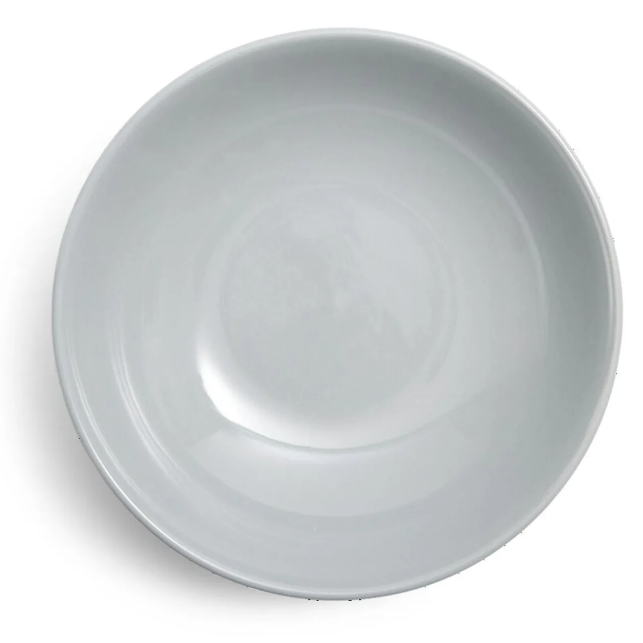 Assiette à soupe Madrid grès vert d'eau Ø20cm