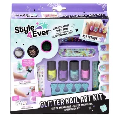 Atelier manucure enfant Style 4 Ever avec accessoires vernis stickers paillettes < Gifi Discount