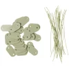 Attache canisse verte L15 cm x10