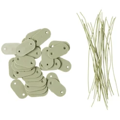 Attache canisse verte L15 cm x10