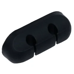 Attache câble adhésif 2 entrées noir ou blanc < Gifi Best