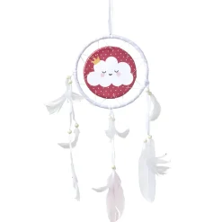 Attrape-rêve arc-en-ciel avec plume 16xH50cm (4 modèles) < Gifi Best