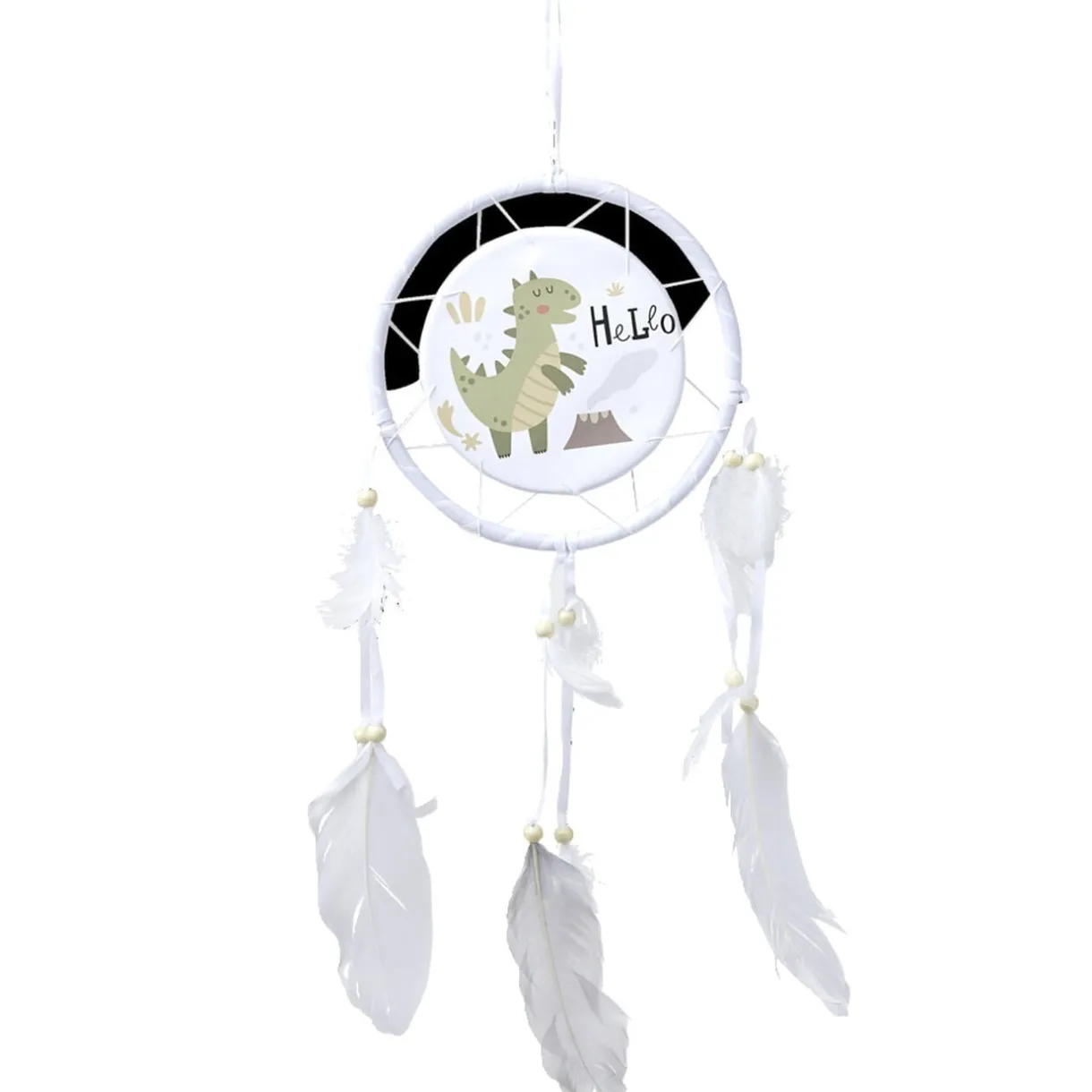 Attrape-rêve arc-en-ciel avec plume 16xH50cm (4 modèles) < Gifi Best