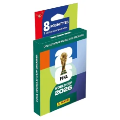Autocollants Panini Fifa Coupe du Monde 2026 - 8 pochettes de 7 stickers