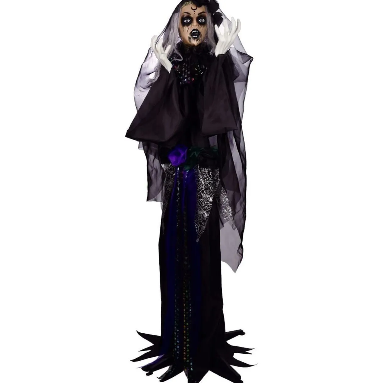 Automate dame animée et sonore Halloween 170cm < Gifi Outlet
