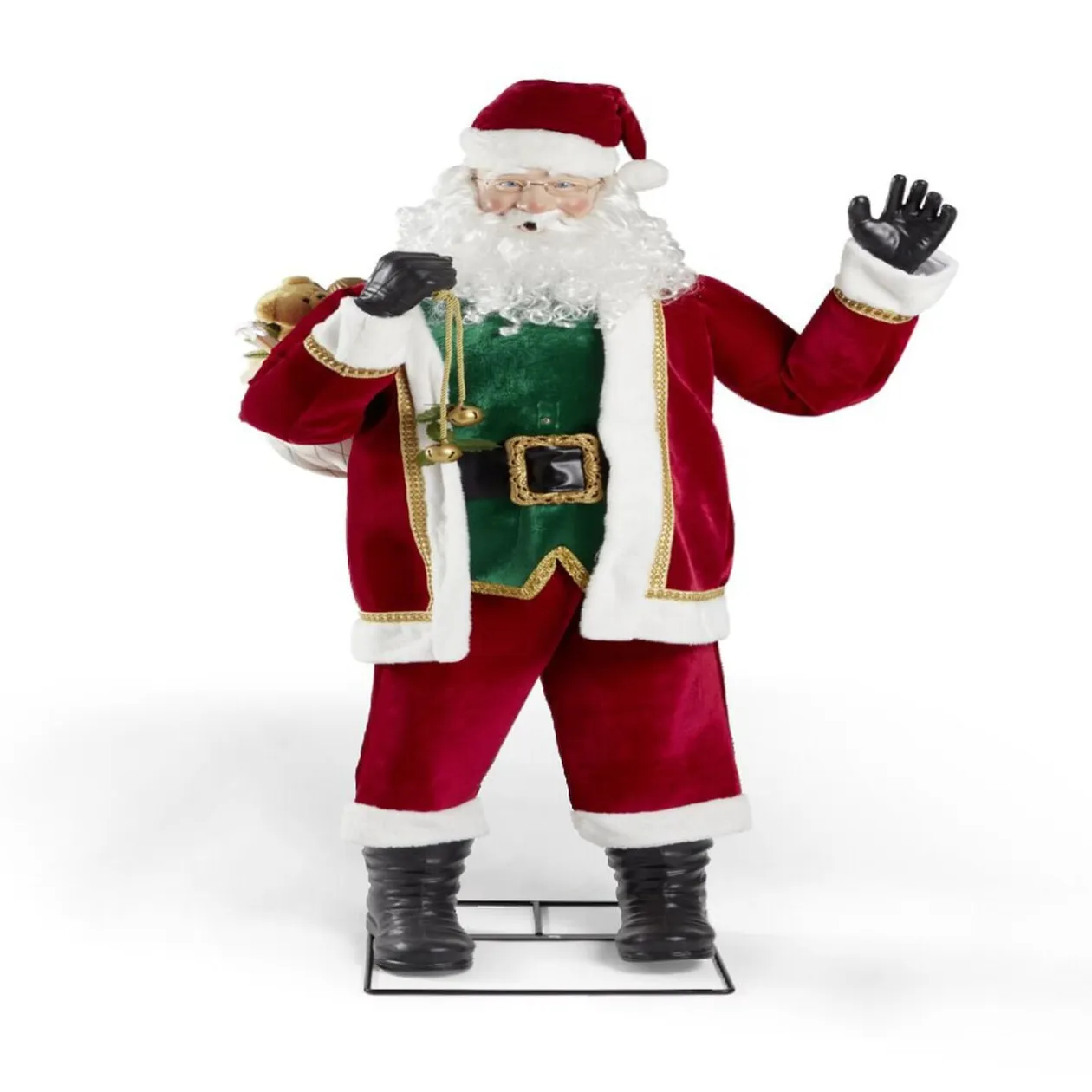 Automate Père-Noël sonore et animé H190cm