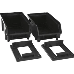 Bac à bec en plastique gris x2 < Gifi Clearance