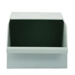 Bac de rangement en métal vert - L17,5 x l25 x H12,5 cm < Gifi Hot