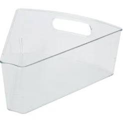 Bac de rangement triangulaire transparent pour frigo 3L