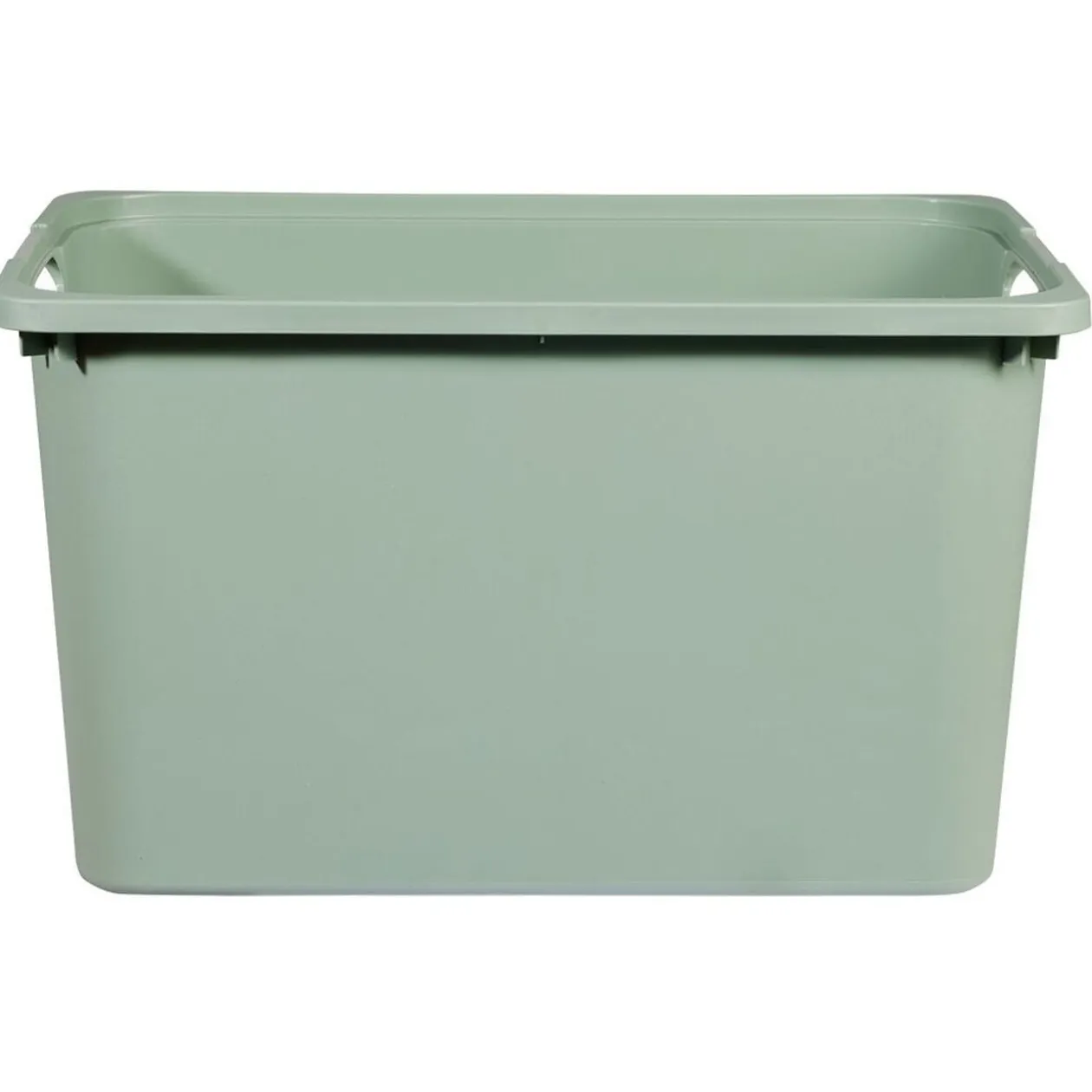 Bac en plastique vert sauge 30x23xH42cm