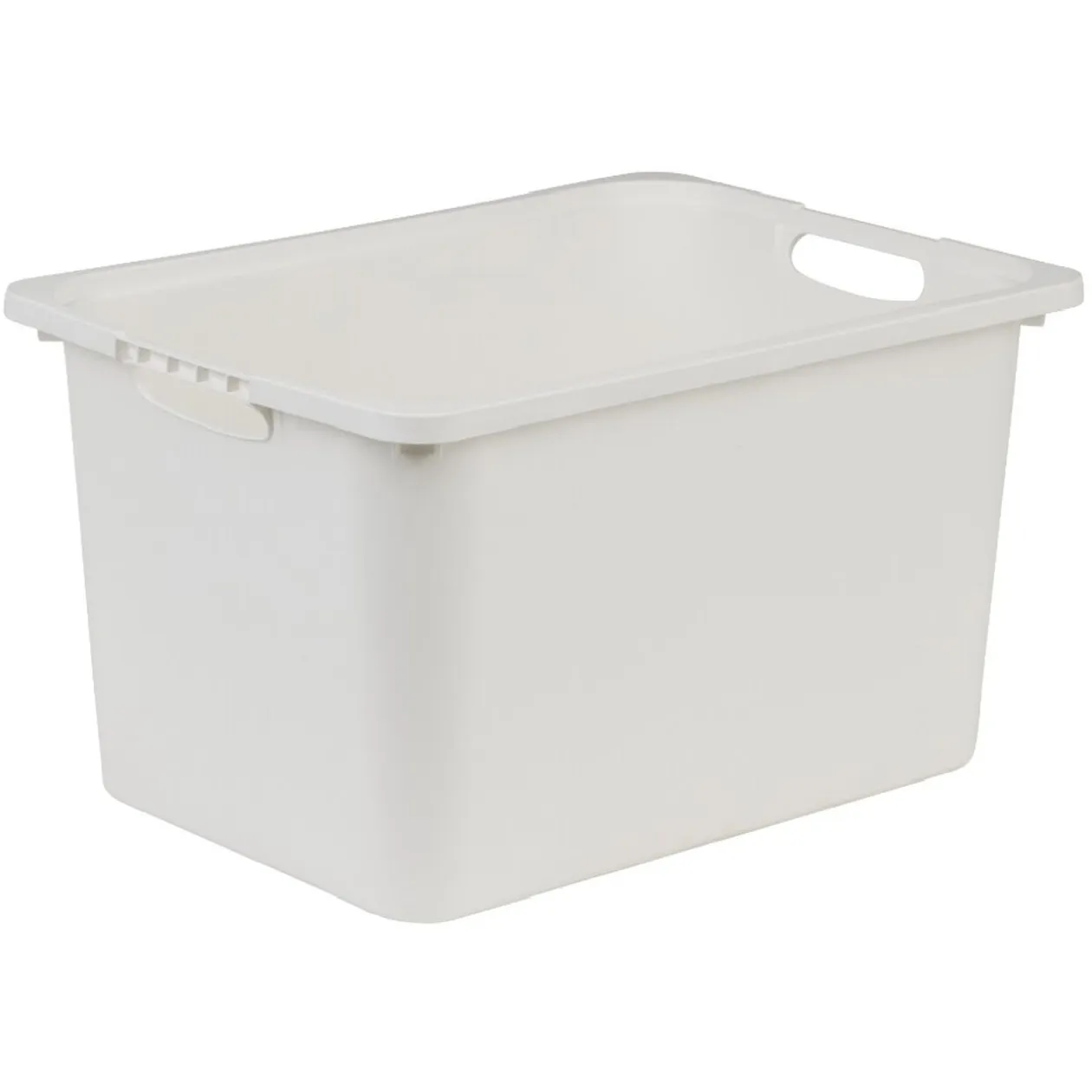 Bac plastique blanc 40x29,8xH22,8cm
