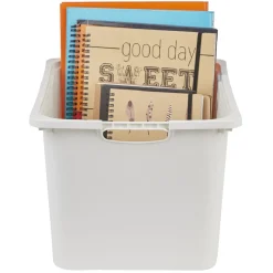 Bac plastique blanc 40x29,8xH22,8cm
