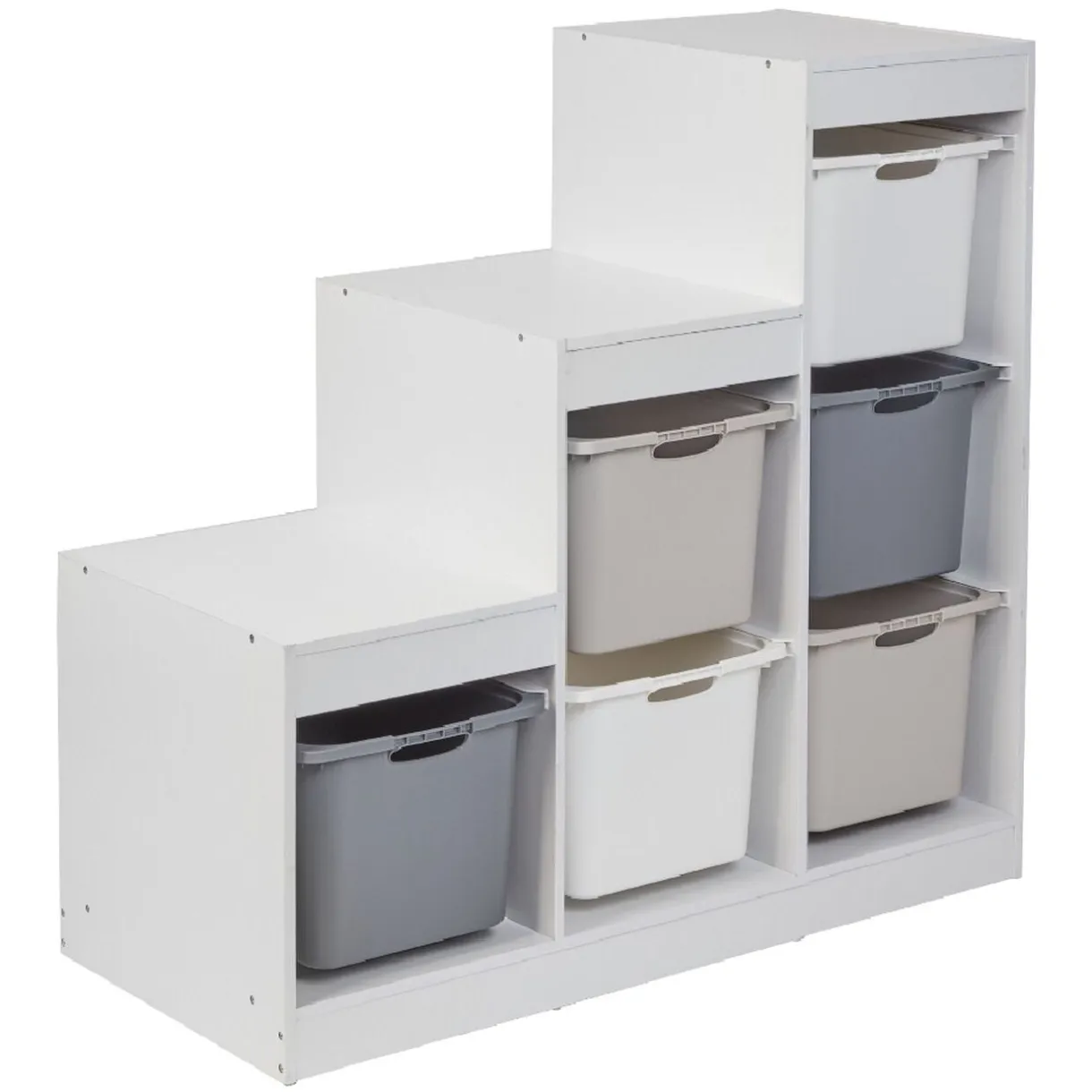 Bac plastique gris 40x29,8xH22,8cm < Gifi Outlet