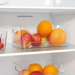 Bac rangement frigo 5L plastique transparent 27,2x18,7xH11cm < Gifi Hot