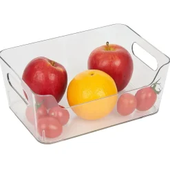 Bac rangement frigo 2L plastique transparent 20,5x14xH8,5cm < Gifi Hot