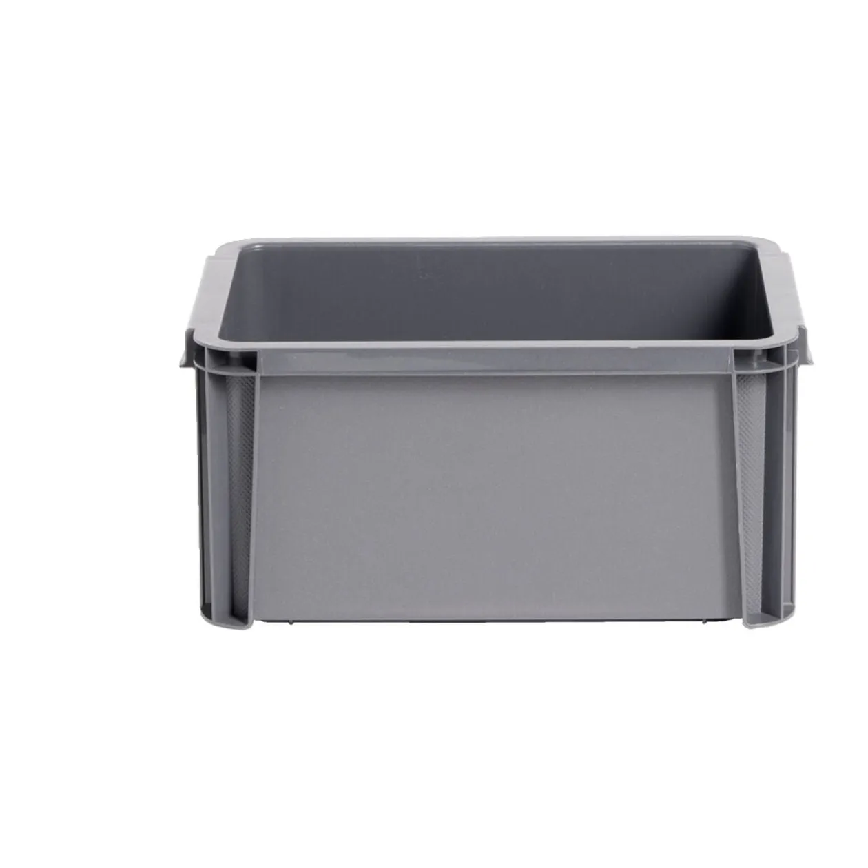 Bac renforcé rangement plastique gris 5L