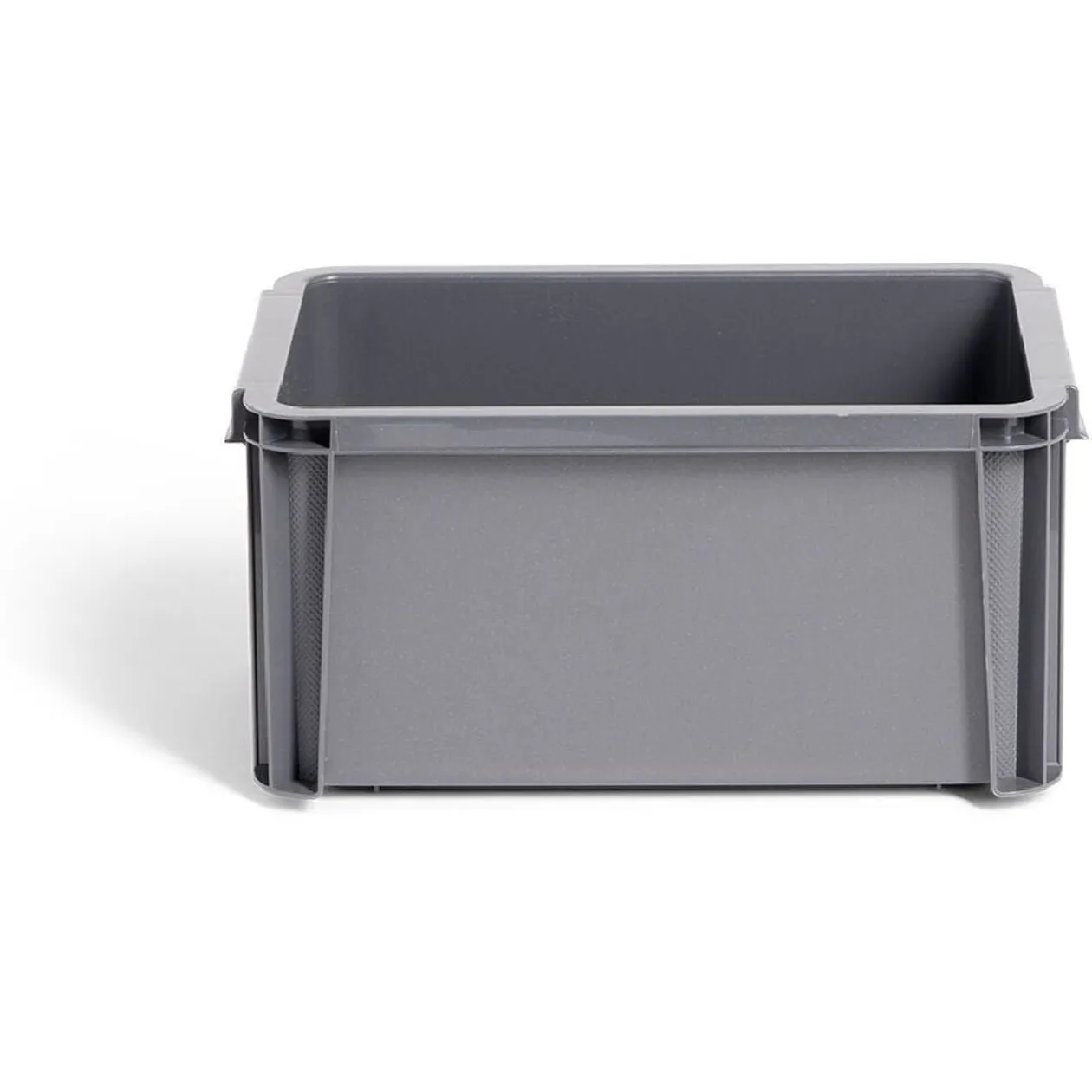 Bac renforcé rangement plastique gris 5L