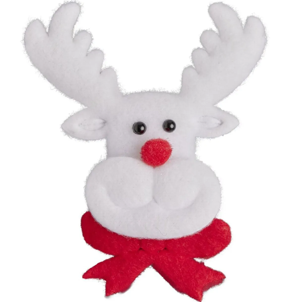 Badge lumineux Noël rouge et blanc (4 modèles) < Gifi
