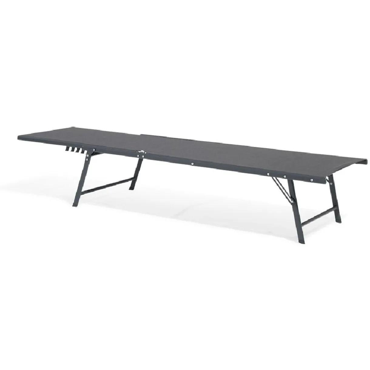 Bain de soleil transat Dream 5 positions gris 181x55xH33/90.5cm < Gifi Online