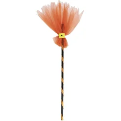 Balai de sorcière violet ou orange L.88 cm