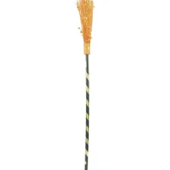Balai sorcière Halloween fluo décor étoile H93 cm < Gifi Discount