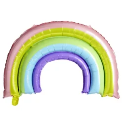 Ballon alu arc-en-ciel L95xH49cm < Gifi Best