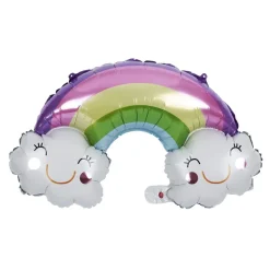 Ballon alu arc-en-ciel multicolore L80cm < Gifi Sale