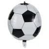 Ballon alu football 4D Ø60cm
