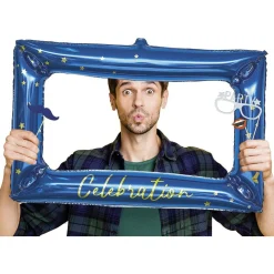 Ballon alu forme cadre photo avec accessoires photobooth 10 personnes < Gifi Discount