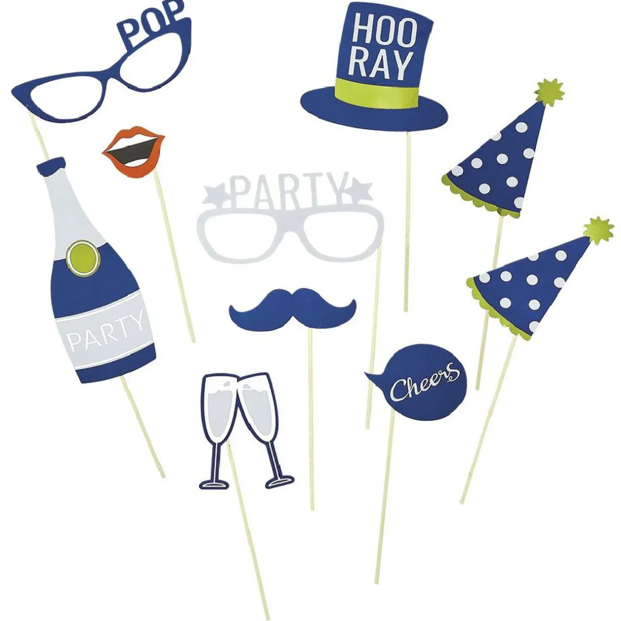 Ballon alu forme cadre photo avec accessoires photobooth 10 personnes < Gifi Discount