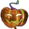 Ballon alu Halloween citrouille orange L80xH50cm < Gifi Outlet