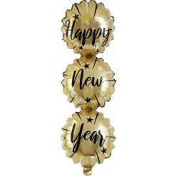 Ballon aluminium happy new year 90cm < Gifi Clearance