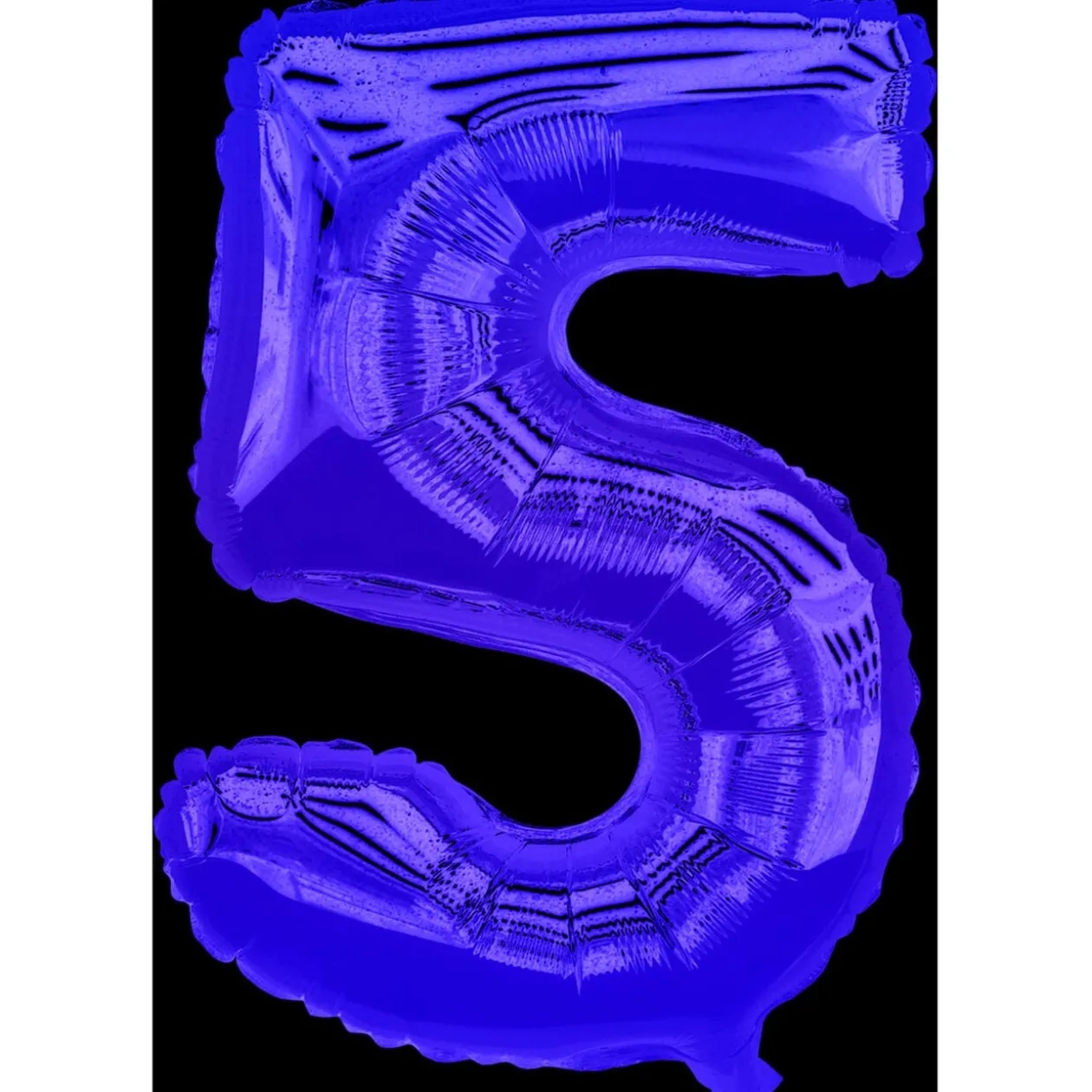 Ballon chiffre 5 H33cm - 2 modèles doré ou argenté