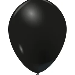 Ballon de baudruche uni noir x20
