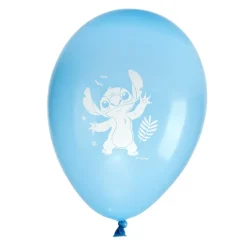 Ballon Disney Stitch x8 baudruche latex bleu et violet Ø30cm < Gifi Outlet