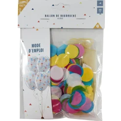 Ballon et ses confettis x6 < Gifi New