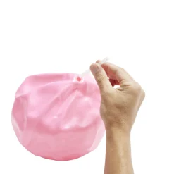 Ballon exercice fitness Ø25cm (2 modèles bleu ou rose)
