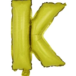 Ballon forme lettre K aluminium (2 modèles doré ou argenté) < Gifi Outlet