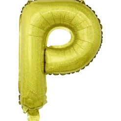 Ballon forme lettre P aluminium (2 modèles doré ou argenté) < Gifi Sale