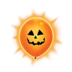 Ballon LED citrouille Halloween x5 < Gifi Discount