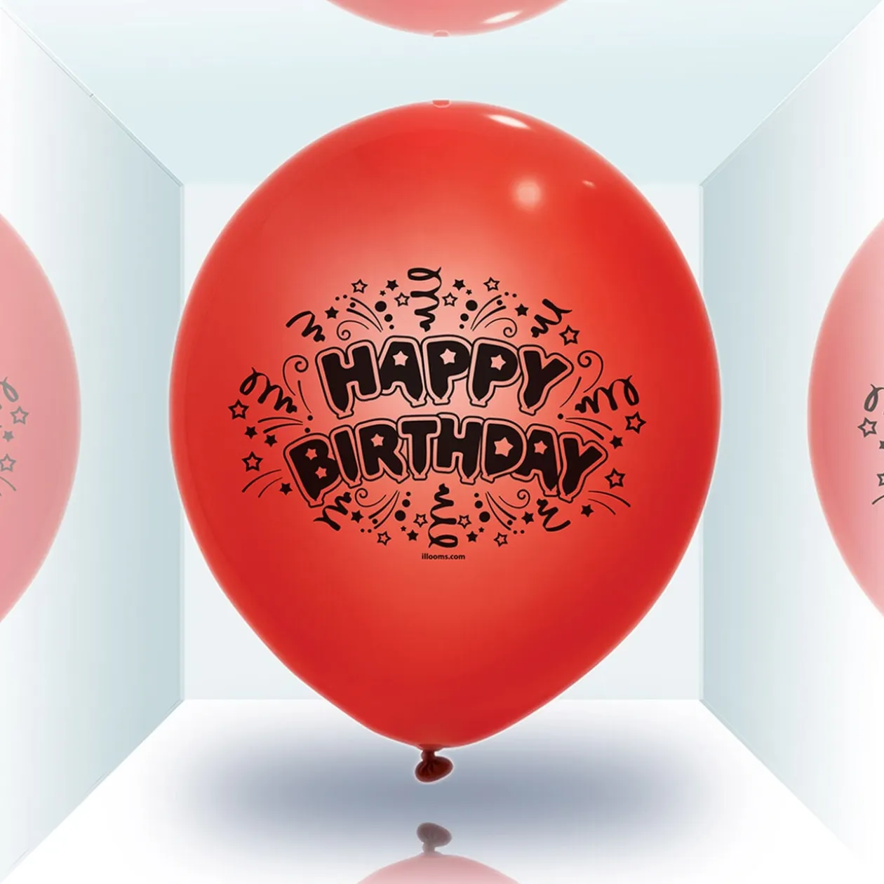 Ballon led coloré Happy Birthday x 5