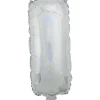 Ballon lettre I en aluminium