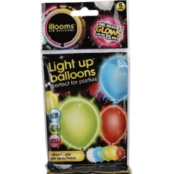 Ballon lumineux LED 5 couleurs 5 pièces < Gifi Discount