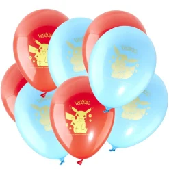 Ballon Pokémon x8 de baudruche bleu et rouge H21,5cm < Gifi Online