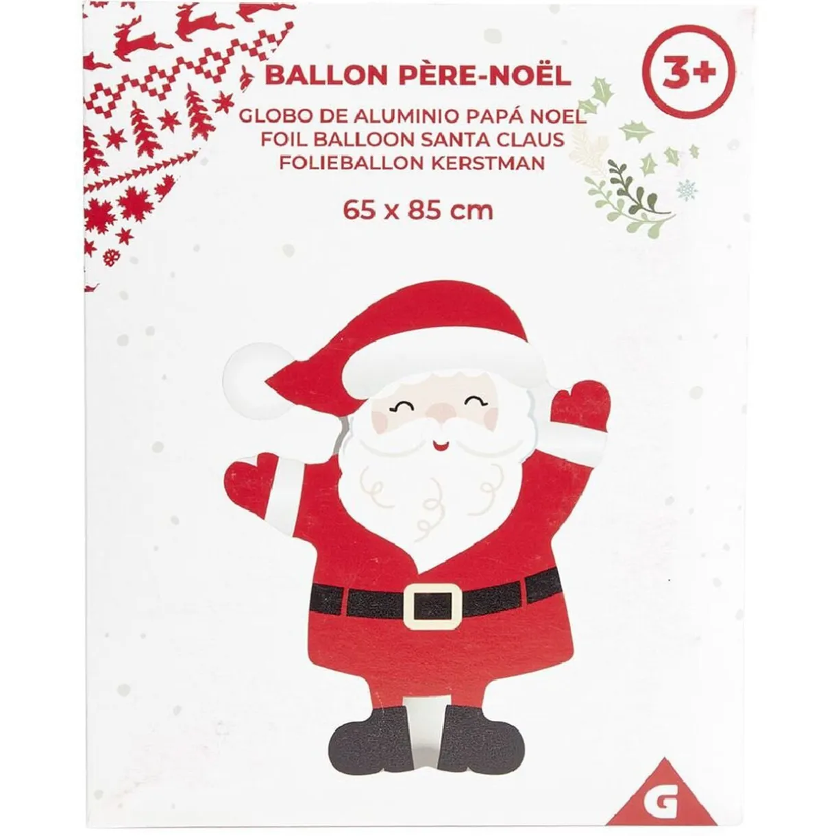 Ballon Père Noël 70x85cm < Gifi