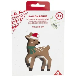 Ballon renne 59x55cm < Gifi Best