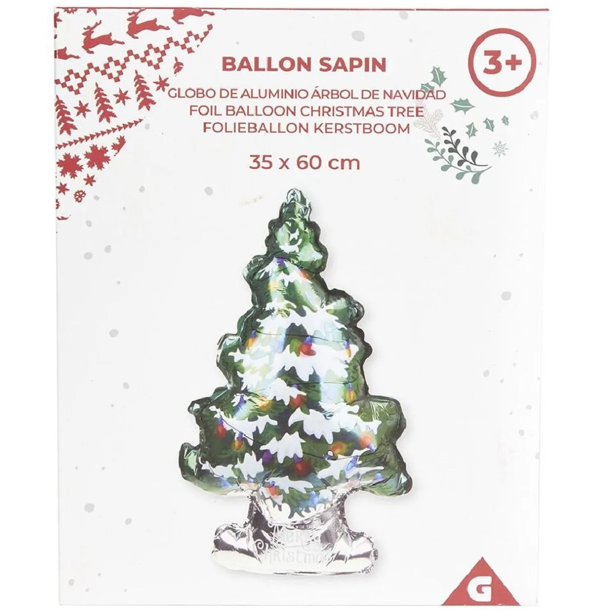 Ballon sapin 71x56cm < Gifi New