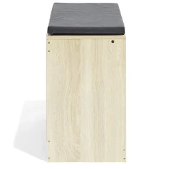 Banc range-chaussures naturel 60x30xH51cm < Gifi Best